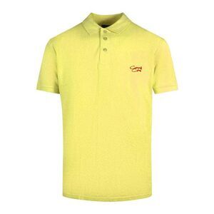 Cavalli Class Unisex Adult Signature Logo Polo Shirt / Yellow